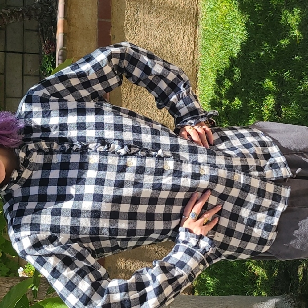 Ralph Lauren Sport long sleeve button down shirt,Size 14,color blue.